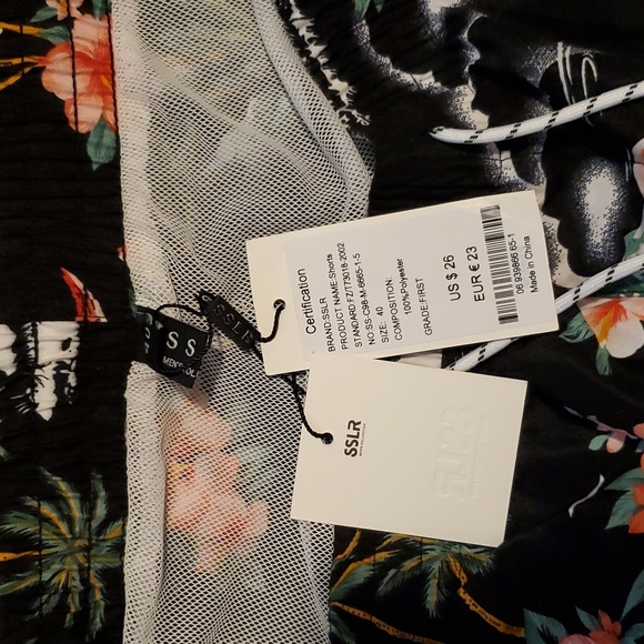 SSLR Hawaiian Swim Trunks, Men's 40 - Picture 2 of 2